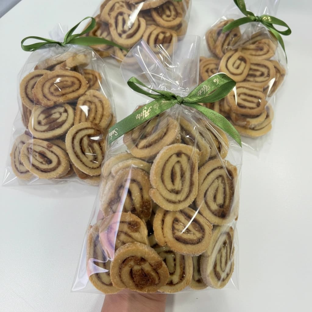 Rolinho de Canela - Biscoito artesanal Sabor do Afeto